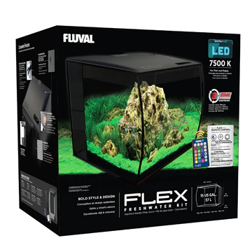 Fluval Flex Aquarium, 15gal Black - Bild 2