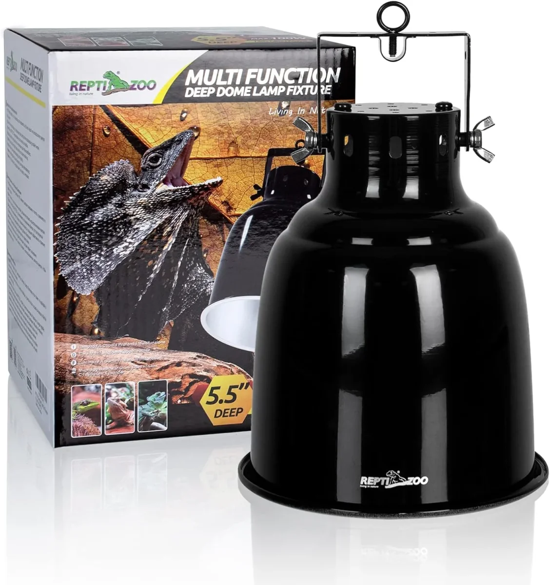 ReptiZoo Multi-Function Angle Adjustable Dome Lamp Fixture - Bild 2