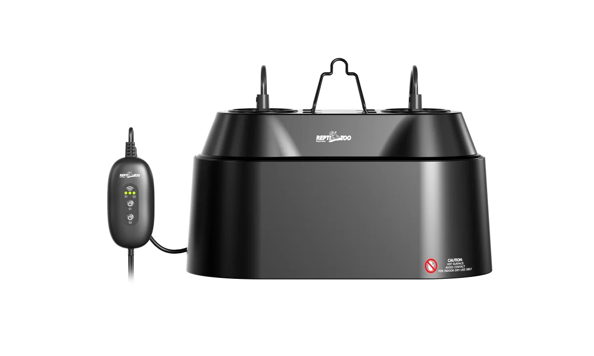 ReptiZoo Smart WiFi 2 in 1 Dual Dome Lamp Fixture (200W x 2) - Bild 3