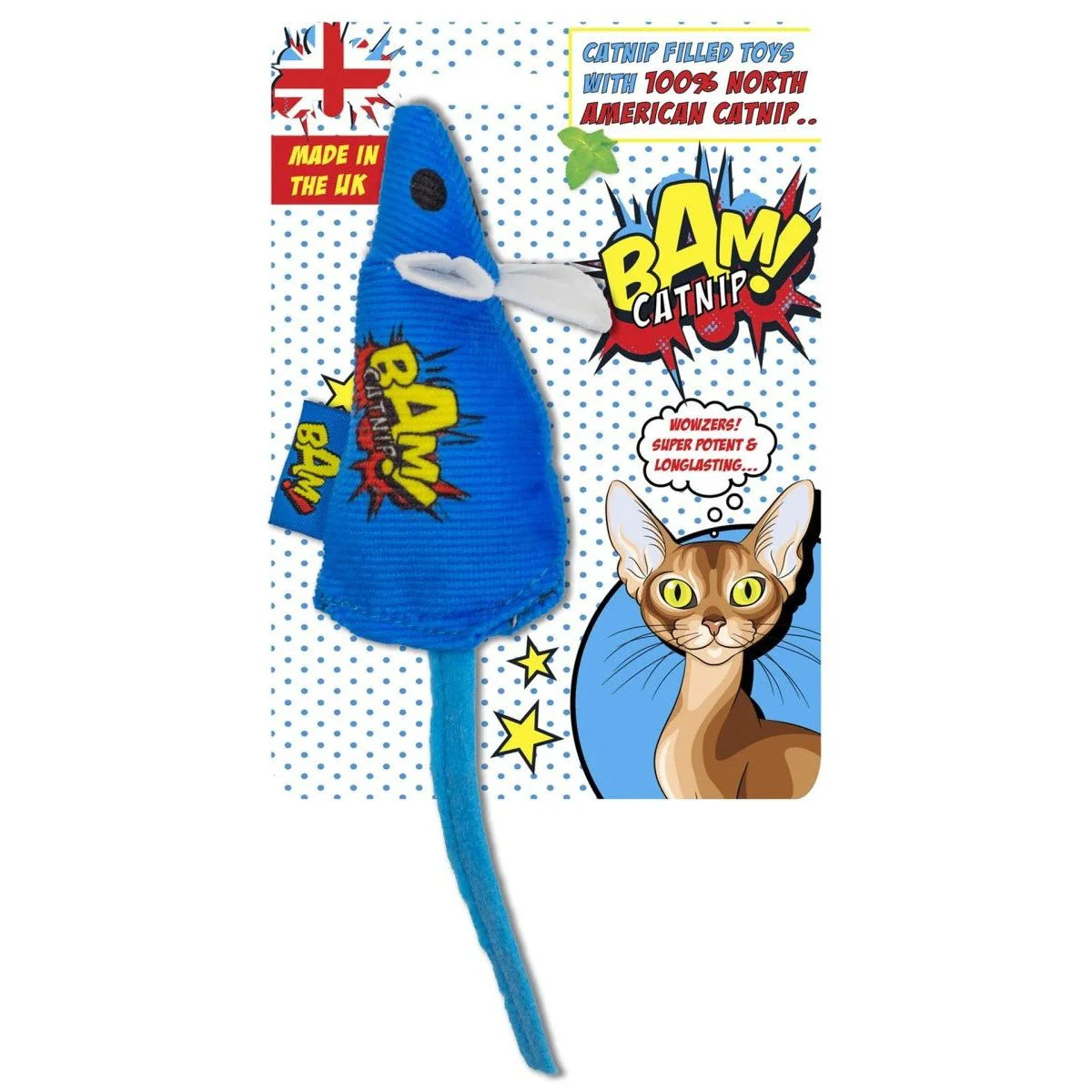 BAM! Catnip Mouse Blue - Bild 3