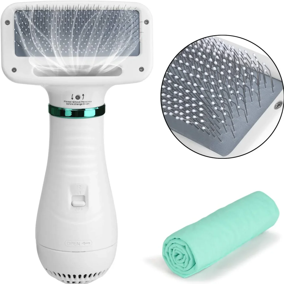 Ownpets 2 In 1 Pet Hair Dryer, Portable Pet Grooming Blower for Dogs & Cats - Bild 2
