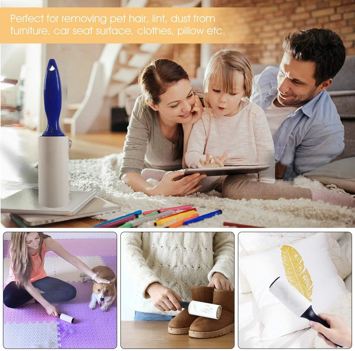 Discount Bundles Lint Roller for Cat Fur and Dog Hair Remover - Bild 8