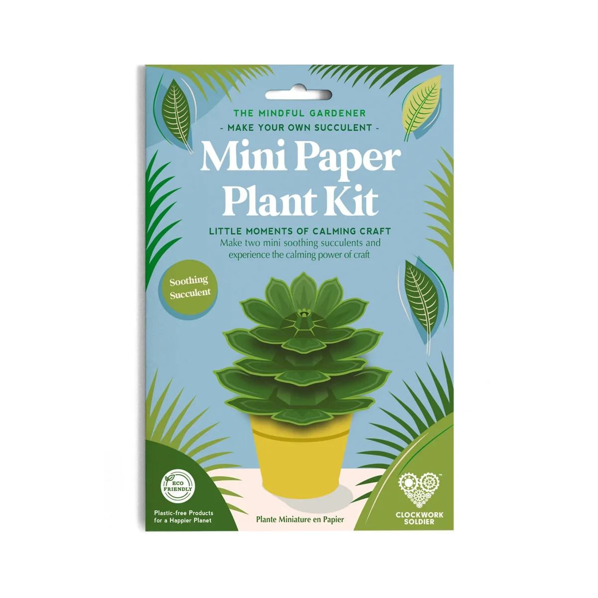 Mini Paper Plant Kit - Make Your Own Soothing Succulent - Bild 2
