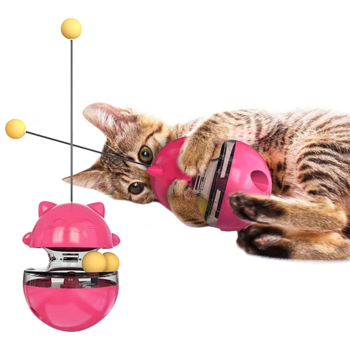 Kitten/Cat Tumbler Treat & Food Dispenser - Bild 4