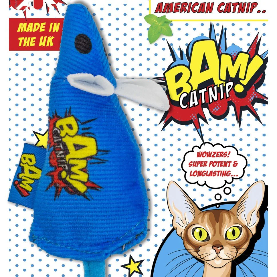 BAM! Catnip Mouse Blue - Bild 2