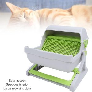Semi-Automatic Cat Litter Box
