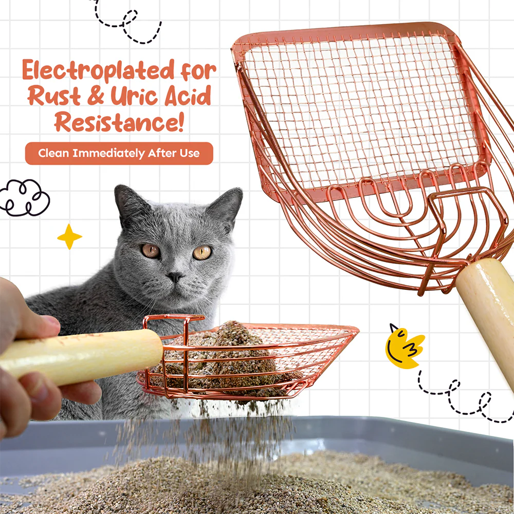 Petsup Cat Litter Scoop Litter Scoop Shovel Pet Cleaning Supplies With Comfortable Wooden Handle - Bild 5