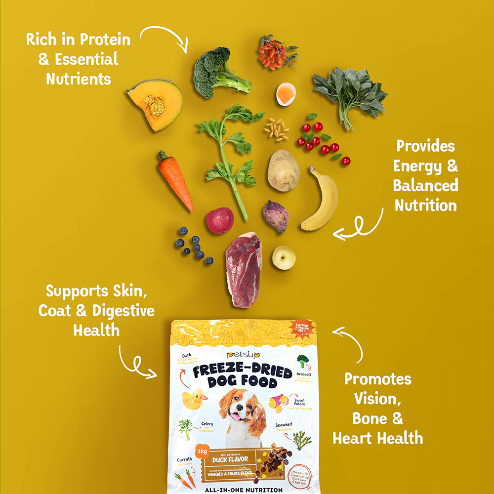 Petsup Freeze Dried Dog Dry Food 50g for Adult and Puppy All Stage - Beef Duck Liver Egg Yolk - Bild 8