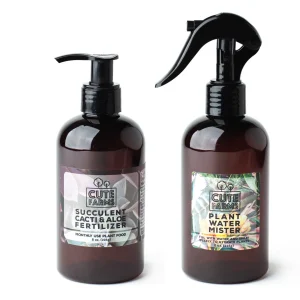 Succulent, Cacti, Aloe Fertilizer + ONE Fine Mist Spray Bottle