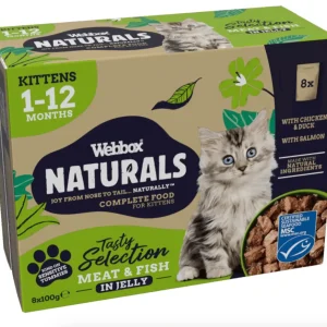 Webbox Naturals Jelly Wet Kitten Food 100Grams