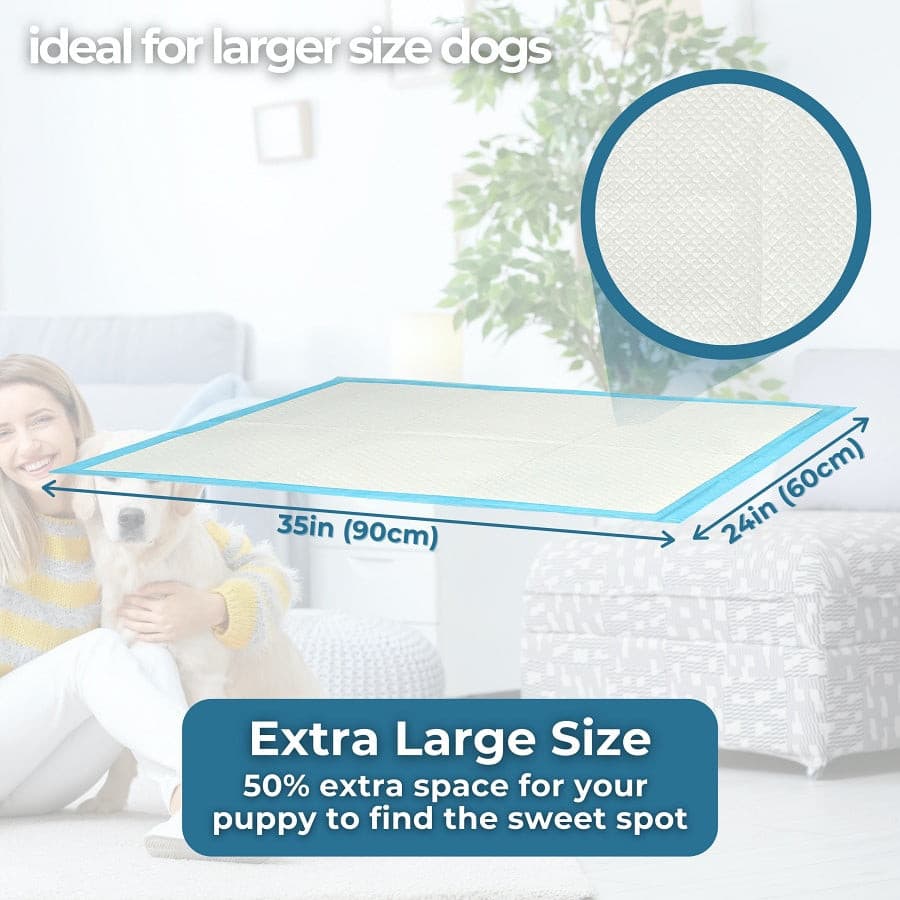 PetCellence Extra Large Puppy Pads 40 Pack | Toilet Training For Pet Dogs - Bild 4