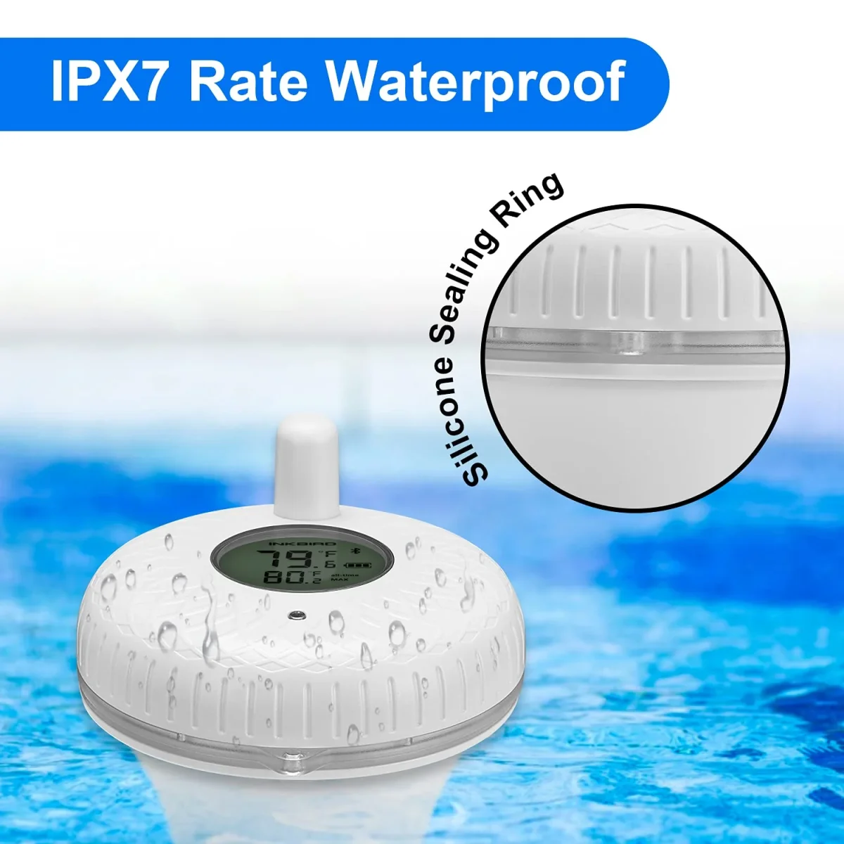 Bluetooth Pool Thermometer IBS-P01B - Bild 7