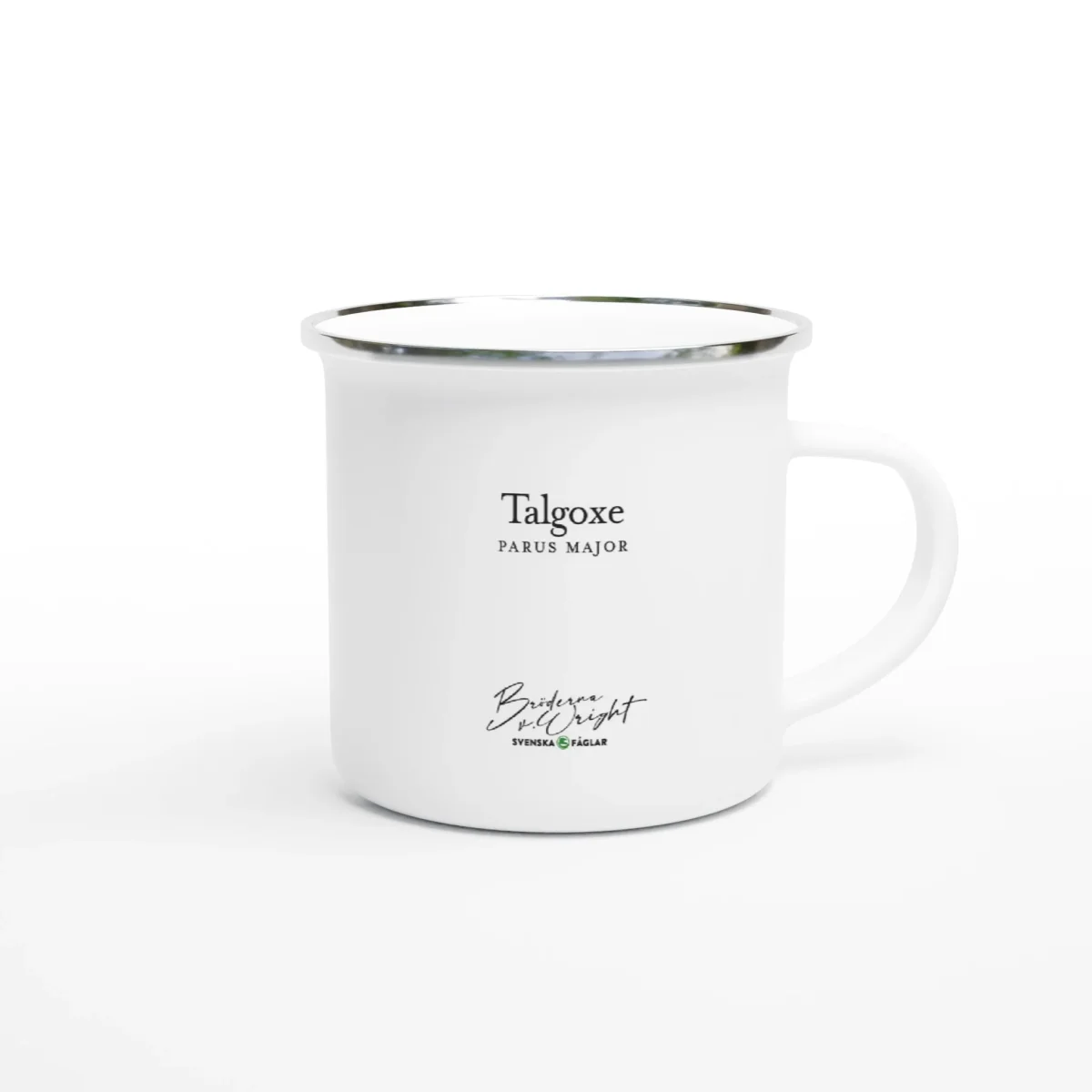 Emaljkopp med Talgoxe - Bild 3