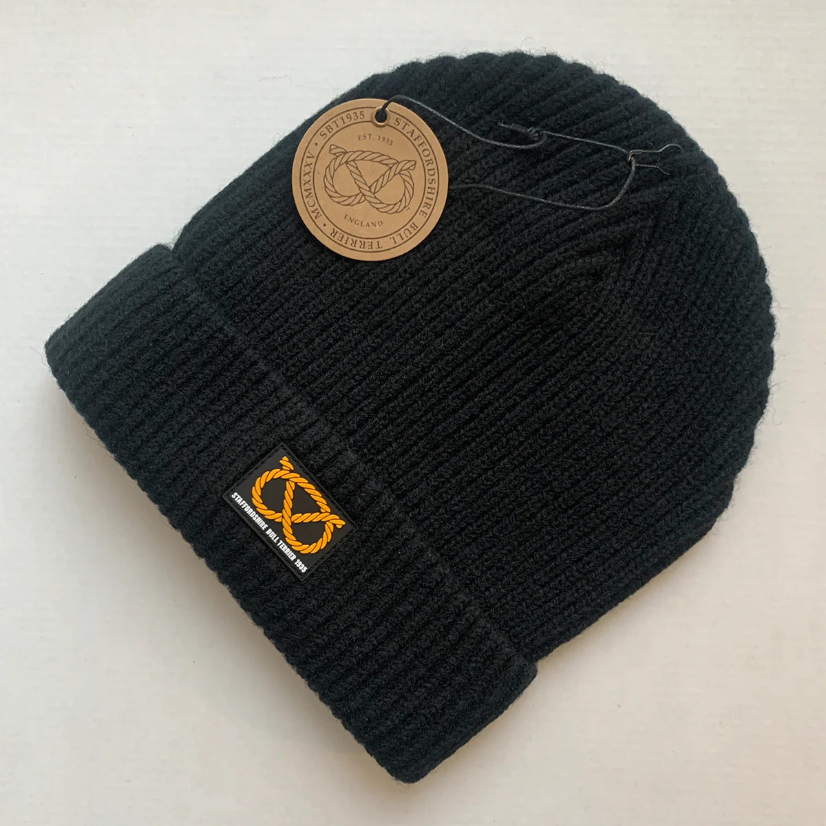 Staffordshire Bull Terrier 1935® Beanie - Knitted - Black - Bild 4