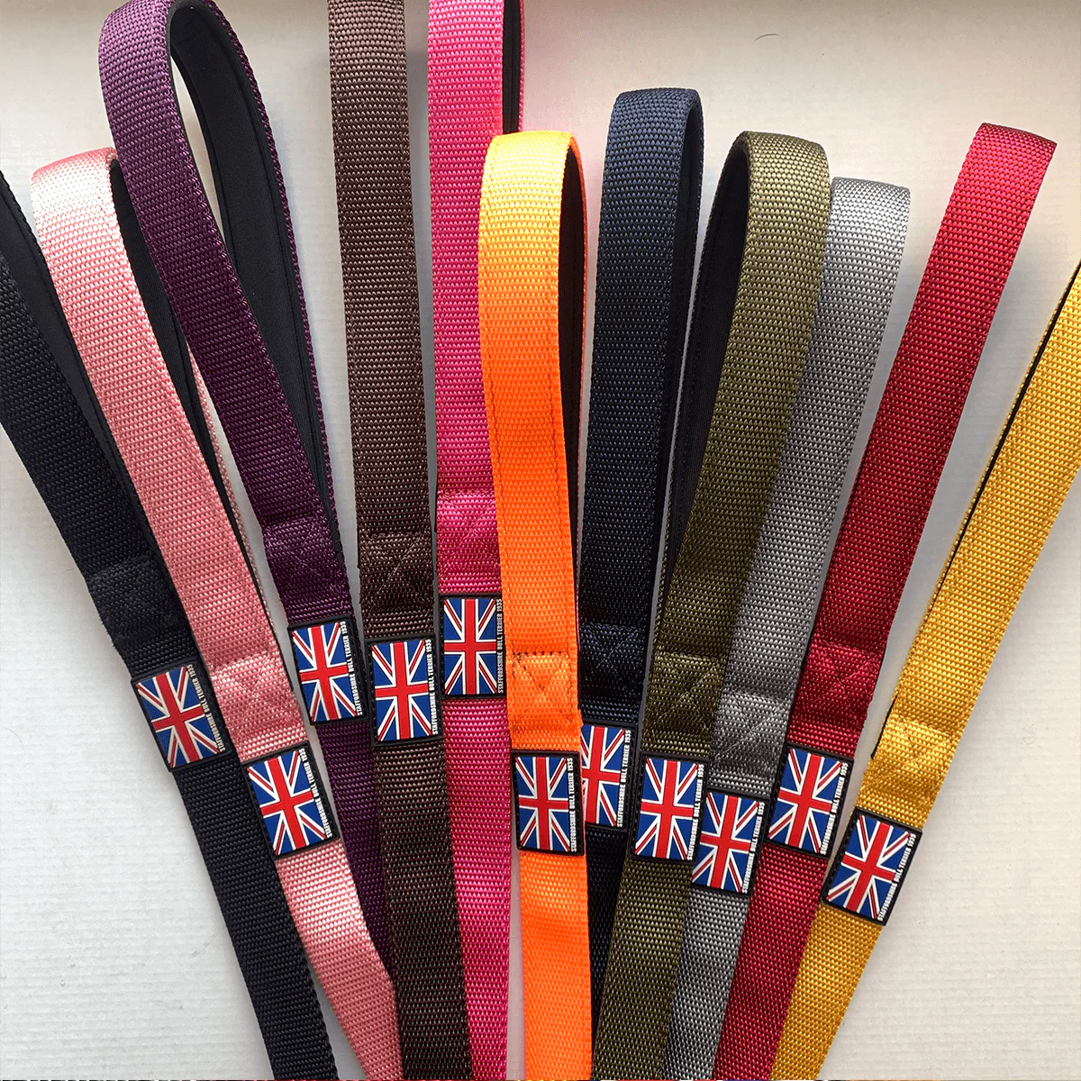 Staffordshire Bull Terrier 1935® Nylon Leash - Navy Blue - Normal - Bild 5