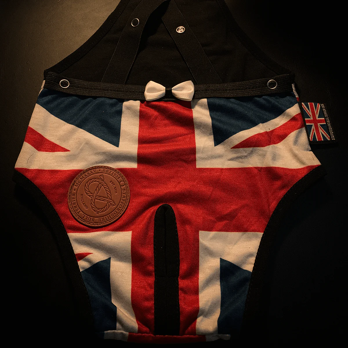 Staffordshire Bull Terrier 1935® Hygiene Panties with Suspenders - Union Jack - Bild 9