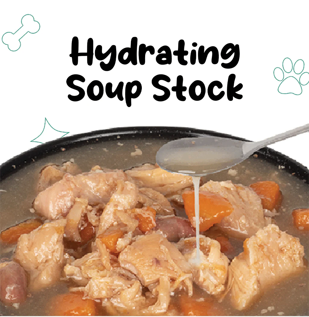Petsup Dog Steamed Broth Bites 170g Real Meat Soup Chicken Heart and Duck Eggyolk For Dogs - Bild 7