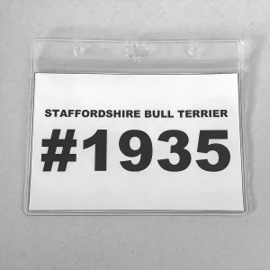 Staffordshire Bull Terrier 1935® Show Extra Number Holder
