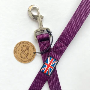 Staffordshire Bull Terrier 1935® Nylon Leash - Purple - Normal