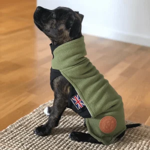 Staffordshire Bull Terrier 1935® Puppy Fleece Coat - Green
