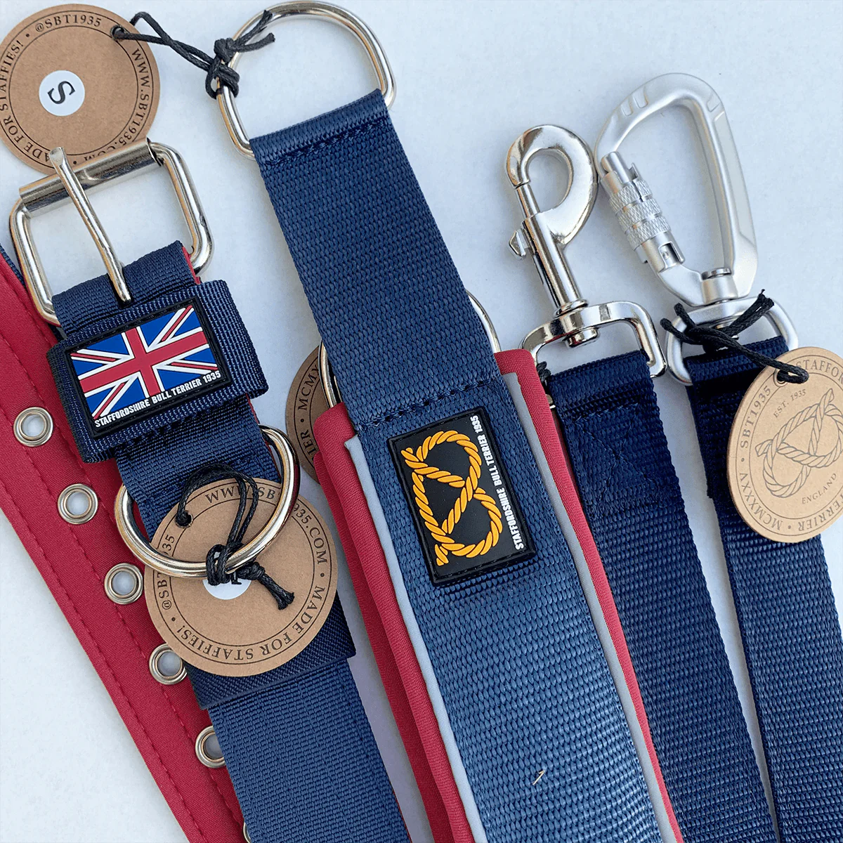 Staffordshire Bull Terrier 1935® Nylon Collar - Huey Union Jack Edition - Bild 7