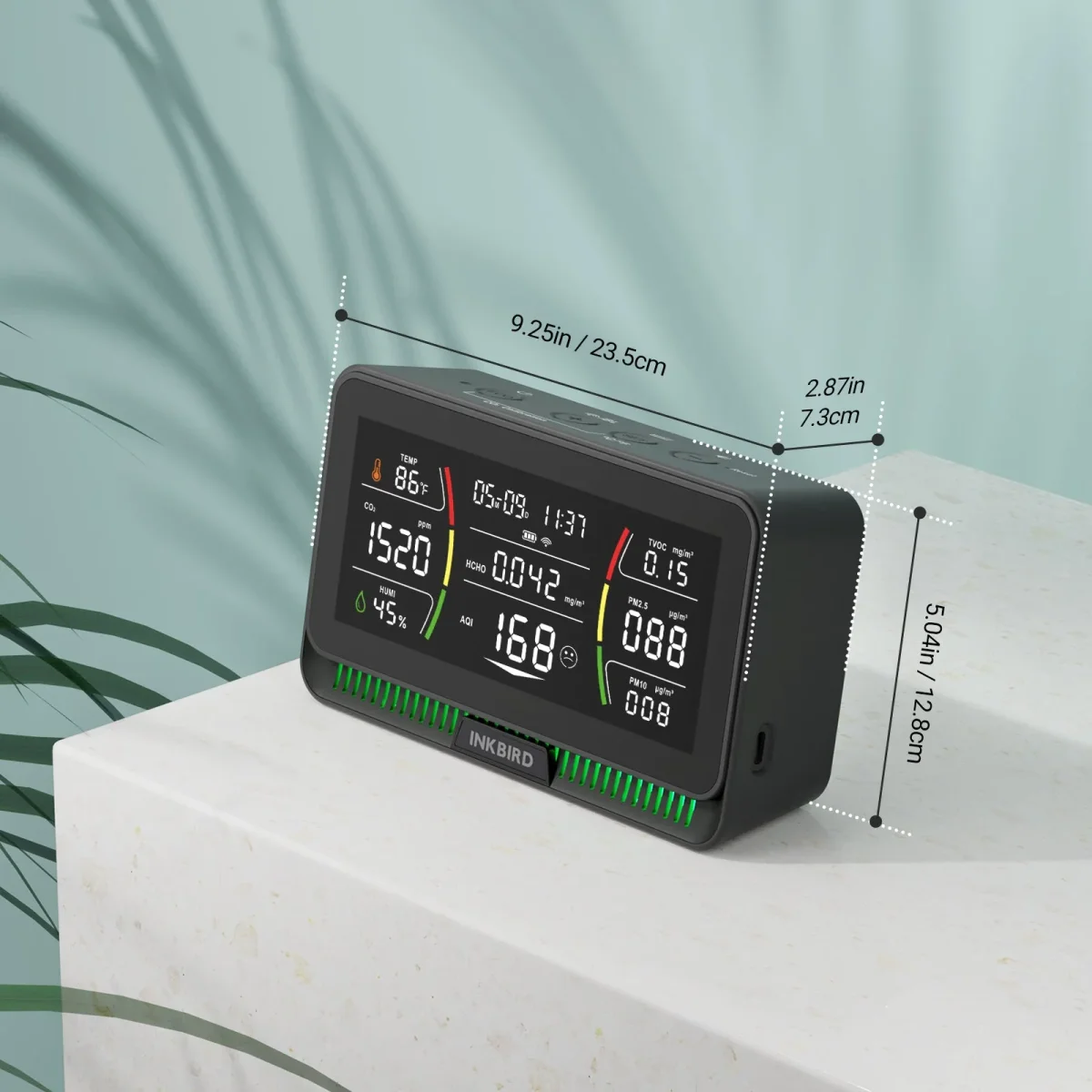 Wireless 10-in-1 Air Quality Monitor IAQM-129-W - Bild 9